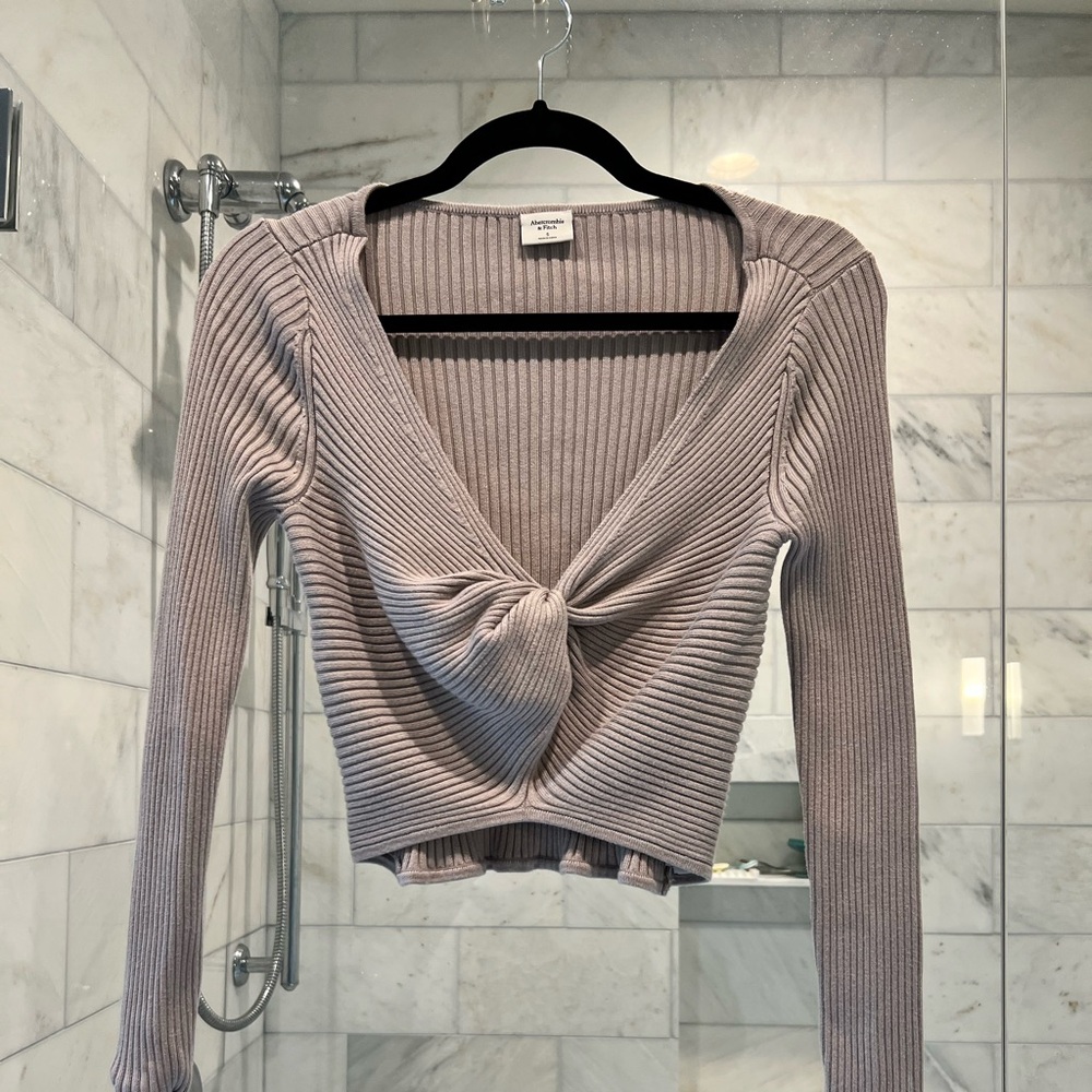 Abercrombie Crop Knit Top, NWT